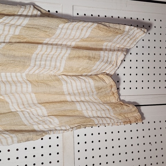 Anthropologie Akemi & Kin 100% Linen Tunic Top Size Medium Lagenlook Dolman - Picture 10 of 10